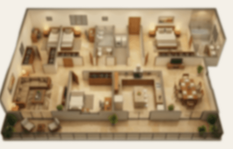 Premium 3BHK Floor Plan